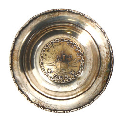 Coupelle en argent 830ème à décor d'un b