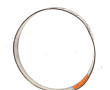 Anneau de serviette en argent, poinçon m