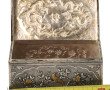Coffret asiatique en argent à décor de d
