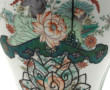 CHINE - Vase balustre en porcelaine, Fam