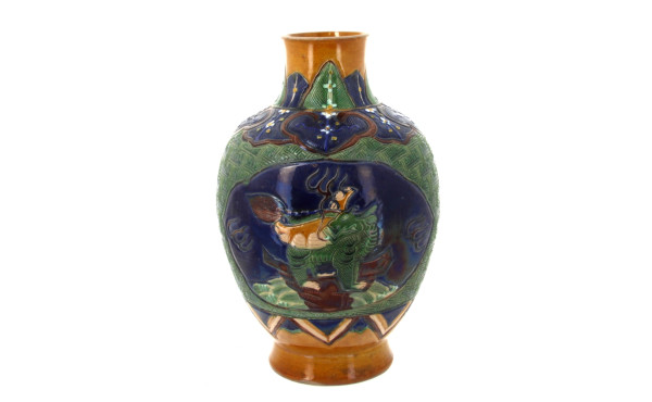 CHINE - Vase en céramique à décor de chi