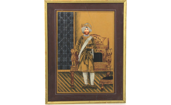 Ecole début Xxème "Dignitaire indien", g