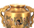 JAPON - Paire de vases en céramique sats