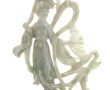 CHINE fin Xxème - Femme à l'éventail, su