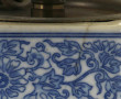 CHINE - Vase à pans coupés en porcelaine