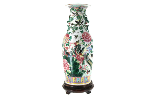 CHINE (XIXème) - Grand vase en porcelain