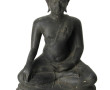 BOUDDHA - Bronze à patine sombre, fonte 