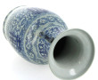 CHINE - Vase en porcelaine décor blanc b
