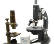 Lot de 2 microscopes dont un en laiton (