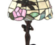 Lampe décorative à abat-jour vitrail dan