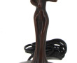 Lampe décorative à abat-jour vitrail dan