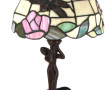 Lampe décorative à abat-jour vitrail dan