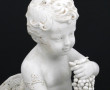 PUTTI à la coupe de raisin, sujet en bis