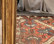 Grand miroir XIXème en bois et stuc doré