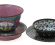ORIENT - Deux tasses et soucoupes ancien
