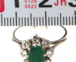 Bague en or 18 cts, poinçon tête d'aigle