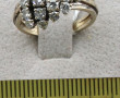 Bague en or 18 cts, poinçon tête d'aigle