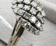 Bague en or 18 cts, poinçon tête d'aigle