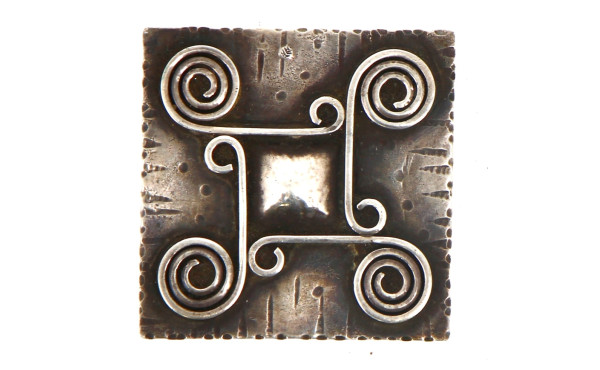 Jean AUGIS - Broche moderniste à décor d