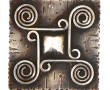 Jean AUGIS - Broche moderniste à décor d