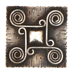 Jean AUGIS - Broche moderniste à décor d