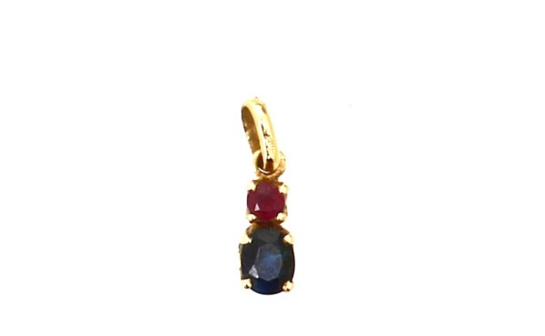 Pendentif en or jaune 18 cts, poinçon tê