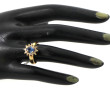 Bague en or jaune 18 cts, poinçon tête d