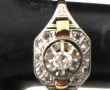 Jolie bague ancienne en or 18 carats ser