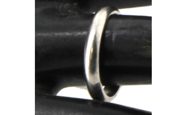 CARTIER - Alliance en platine 950ème, TD