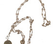 Montre de col en argent, poinçon crabe e