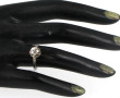Bague solitaire en or 18 carats, sertie 
