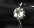 Bague solitaire diamant, monture or 18 c