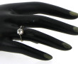 Bague solitaire diamant, monture or 18 c