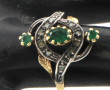 Bague en or 18 carats (750ème), sertie d