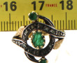 Bague en or 18 carats (750ème), sertie d