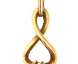 Pendentif en or jaune 18 cts, poinçon tê