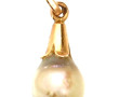 Pendentif perle baroque monture en or ja