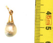 Pendentif perle baroque monture en or ja