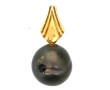 Pendentif perle de Tahiti monture en or 