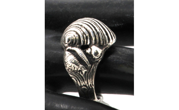 TOULHOAT - Bague 3 coquillages en argent