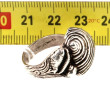 TOULHOAT - Bague 3 coquillages en argent