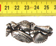 TOULHOAT - Broche coquillages en argent 