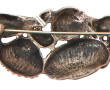 TOULHOAT - Broche coquillages en argent 