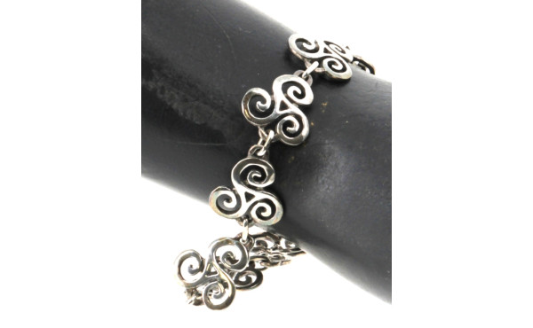 TOULHOAT - Bracelet ligne triskel 8 élém
