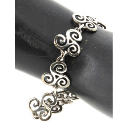 TOULHOAT - Bracelet ligne triskel 8 élém