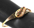 Bracelet jonc ouvrant en or jaune 18 cts