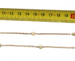 Collier en or jaune 18 cts, poinçon tête