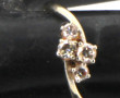 Bague en or 18 carats (750ème), sertie d