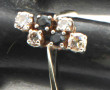 Bague en or 18 carats, poinçon tête d'ai