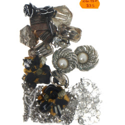 Lot de bijoux fantaisie à dominante de n